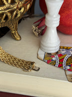 Vintage 14k Triple Rope Bracelet