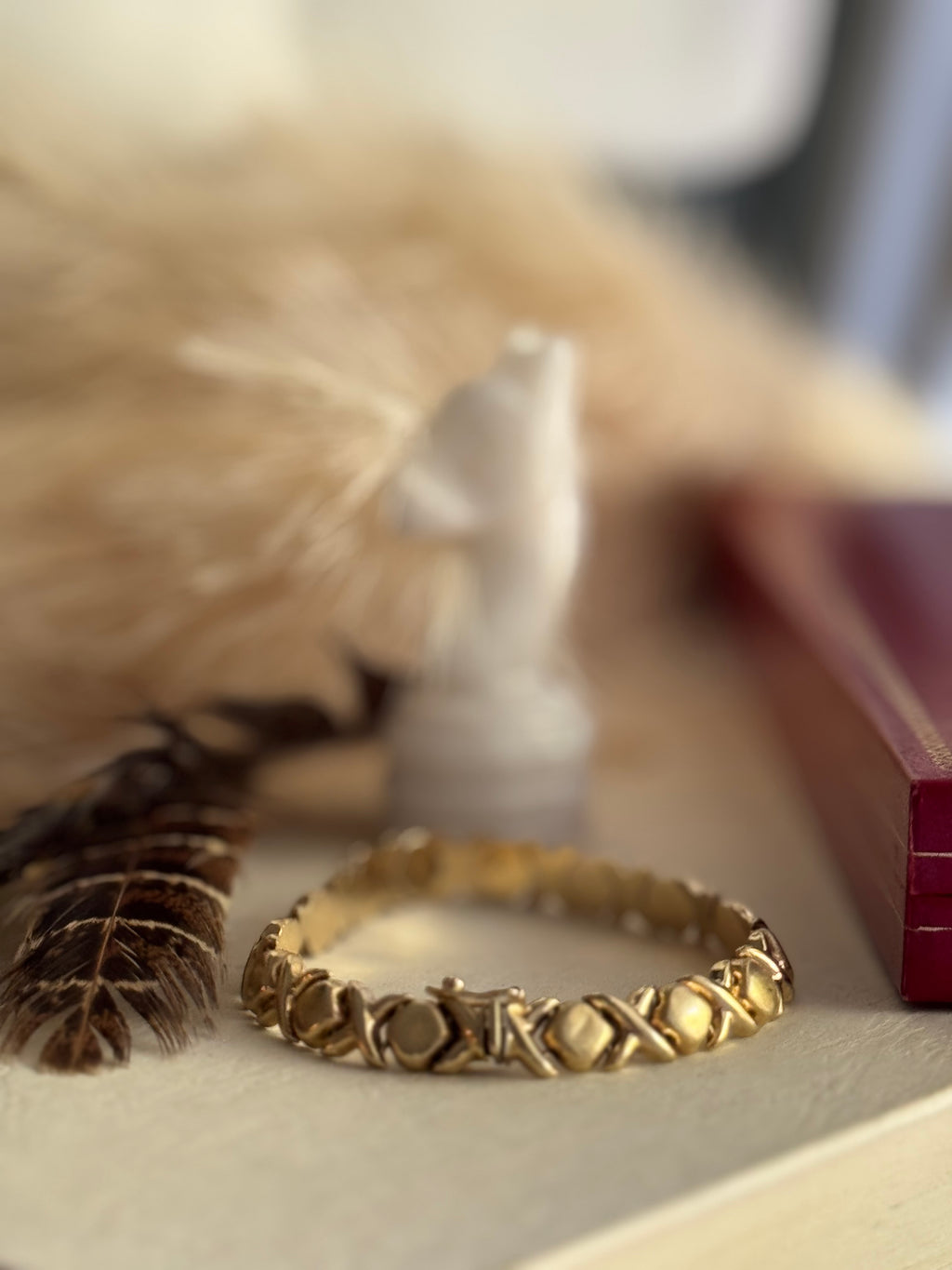 Vintage 14k “XOXO” Bracelet