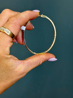 14k Yellow Gold Emerald Cut Natural Diamond Bangle Bracelet