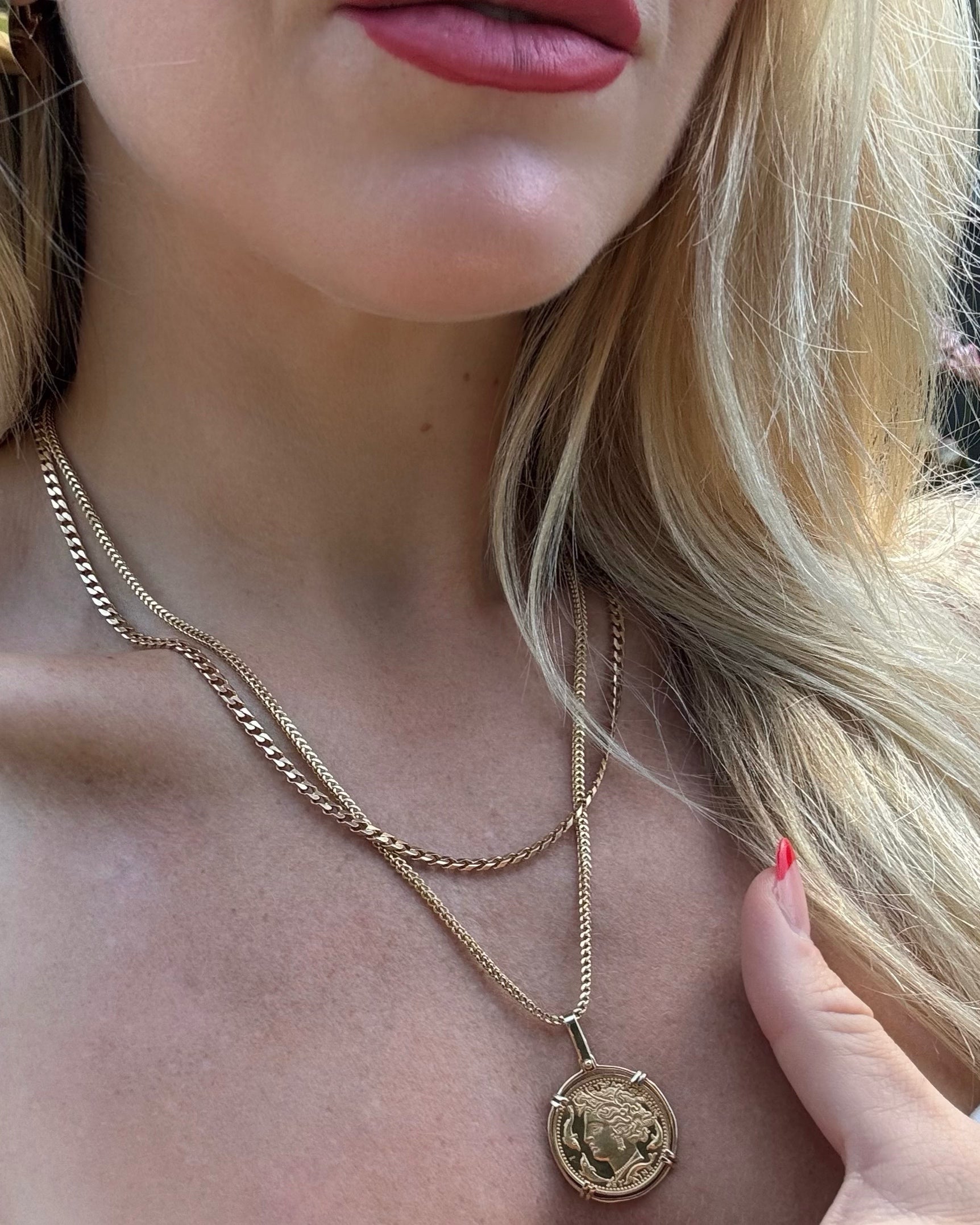 Estate 10k Yellow Gold Foxtail Chain