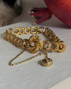 Antique Victorian OMC Diamond Ornate Bracelet