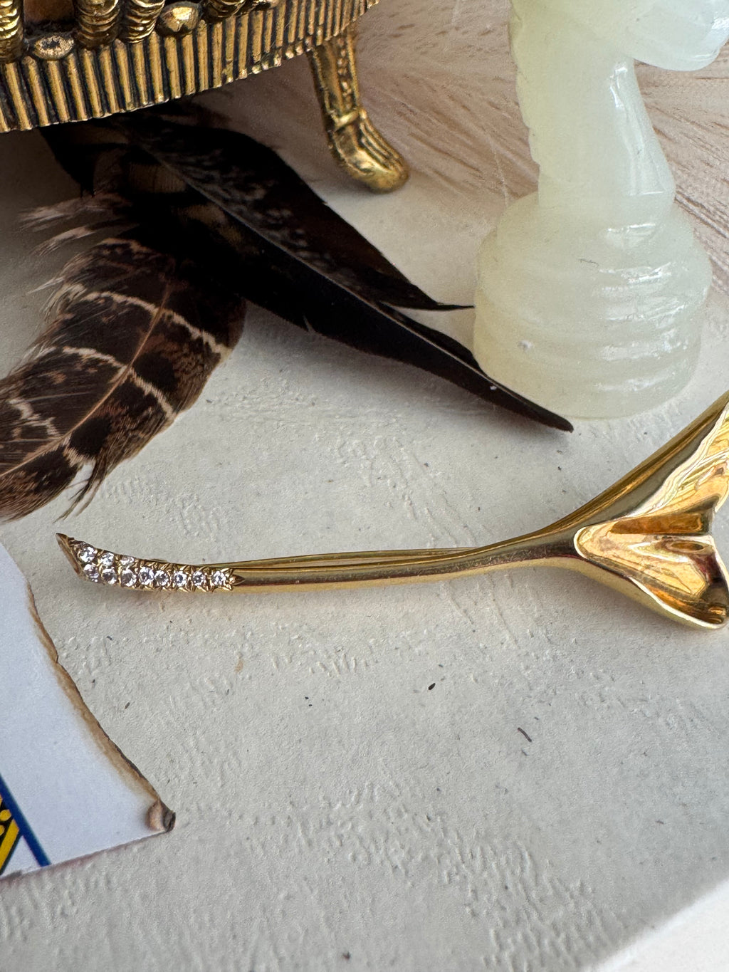 Estate 18k Tiffany & Co. Gingko Brooch/Pin