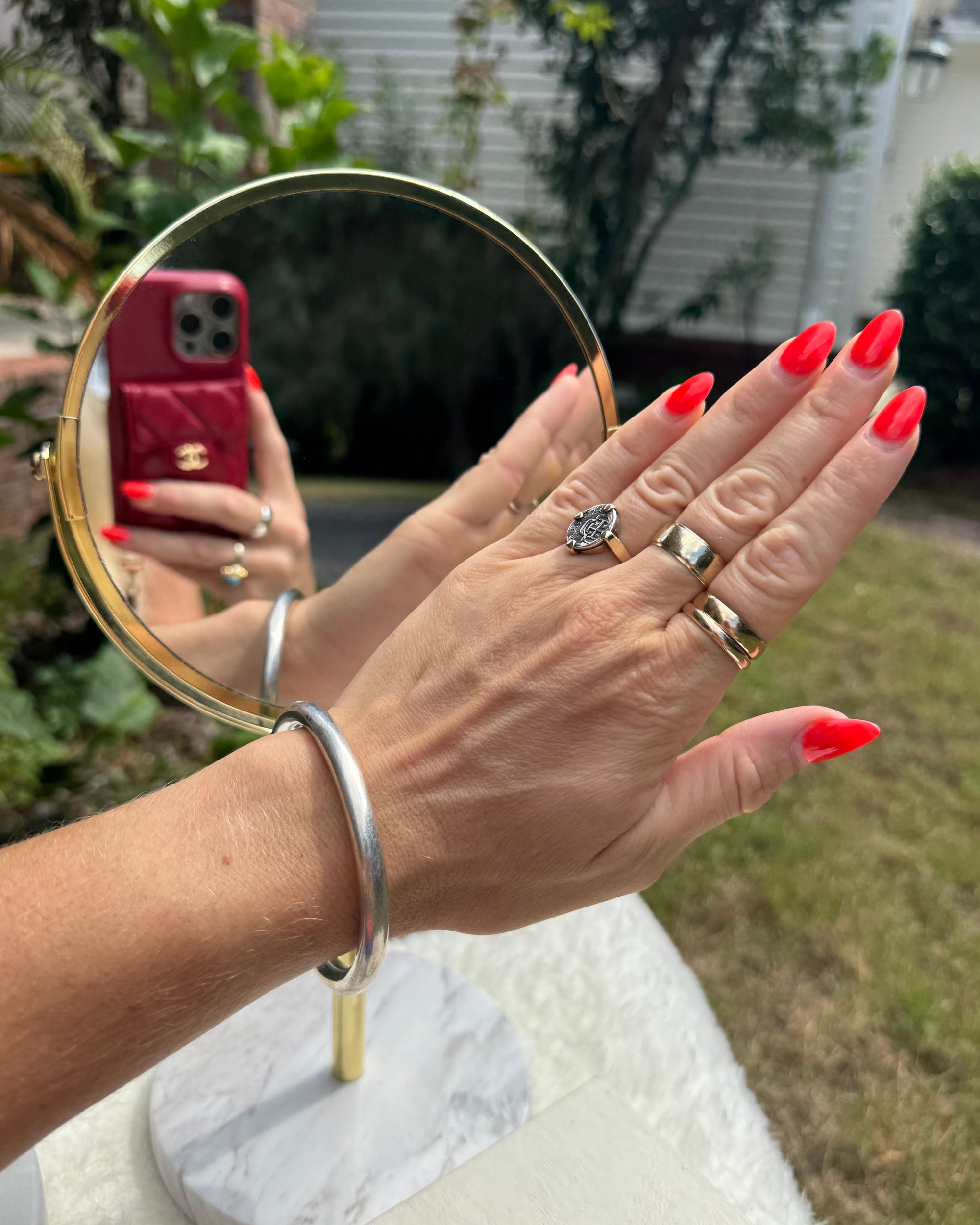 Vintage 925 Solid Sterling Silver Bangle