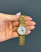 Original Vintage Piaget 1990s “Dancer” 18k Yellow Gold 31 mm 100 grams