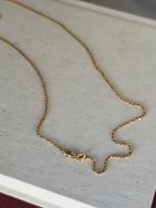 Estate 14k Diamond Cut Yellow Gold Rope Chain