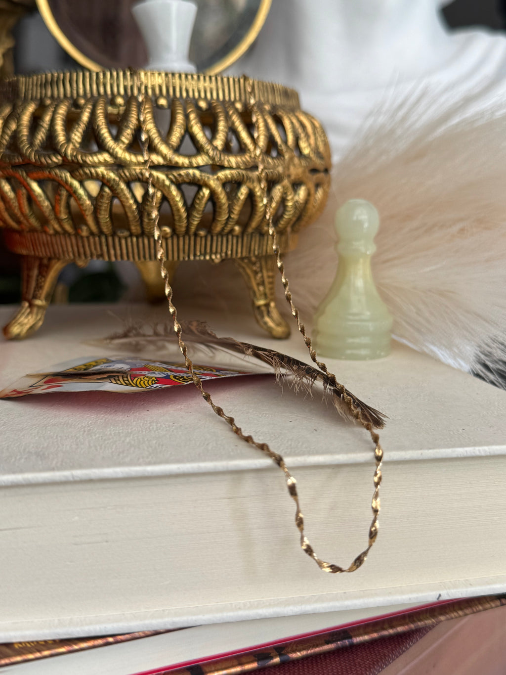 Vintage 14k Singapore Chain