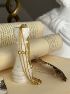 Estate 14k Triple Rope Bracelet