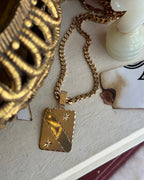 Vintage 14k Yellow Gold Flat Curb Chain
