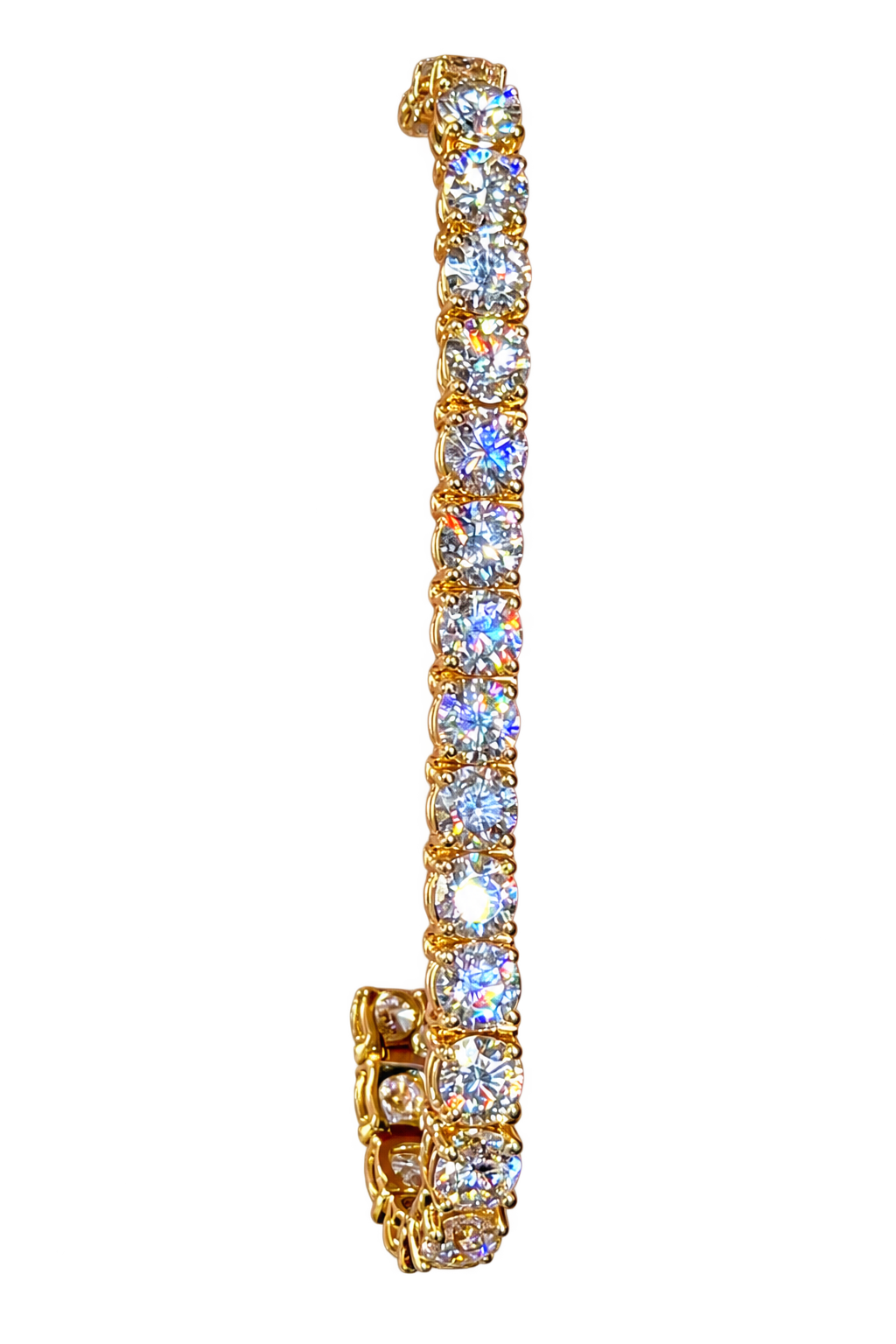 Exquisite Natural Diamond Tennis Bracelet 21.85 cttw 14k yellow gold