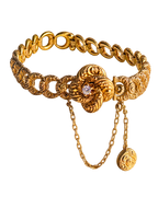 Original Antique Victorian OMC Diamond Ornate Bracelet