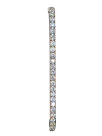 14k White Gold Natural Diamond Tennis Bracelet 5.37 carats