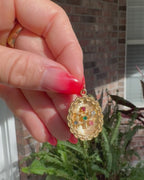 Vintage 14k Birthstone Tree Pendant